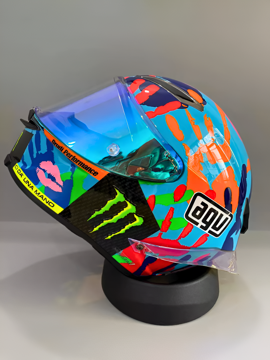 Casco Style AGV Pista GP RR Valentino Rossi Misano 2014