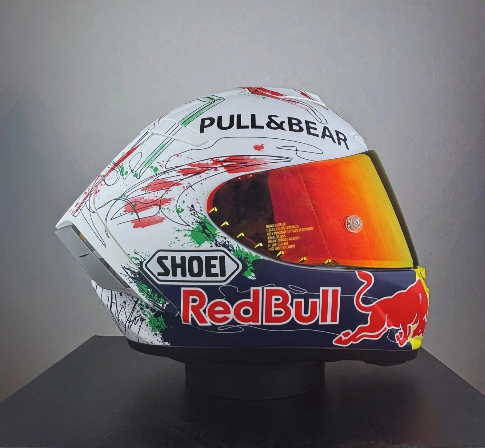Replica Casco Marc Marquez Blanco Casco Shoei X-SPR Pro V2 TC-2