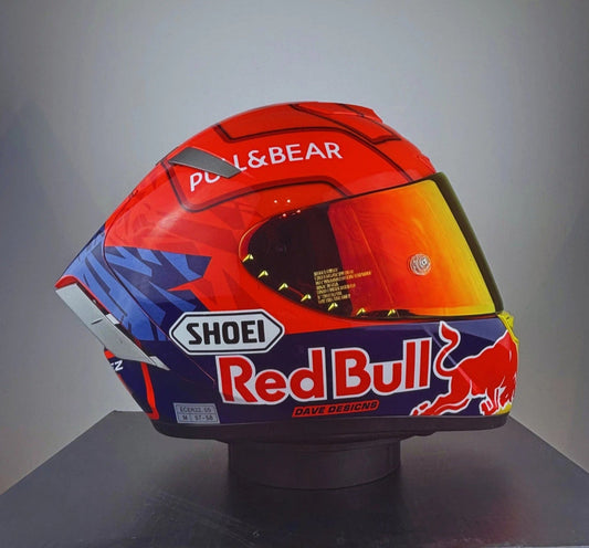 Helmet Style Redbull Marc Marquez GP Qatar 2021
