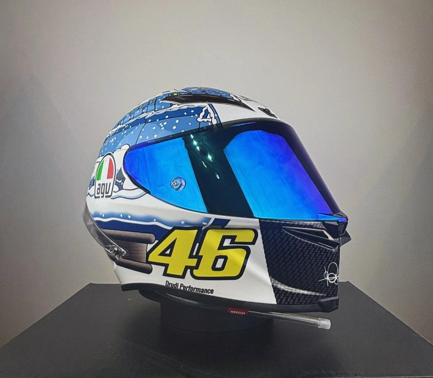 Casque Valentino Rossi Winter Test 2017