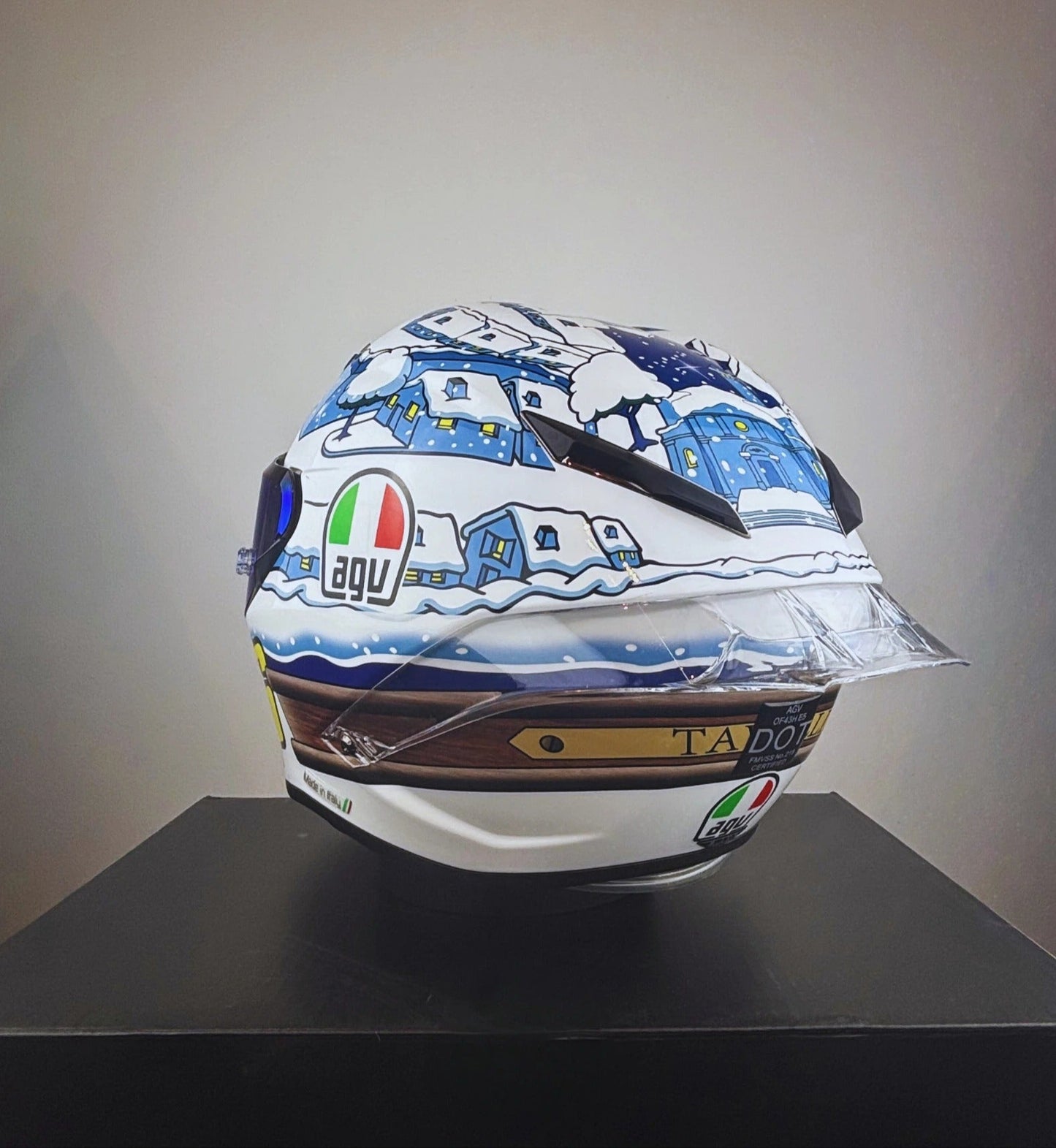 Casque Valentino Rossi Winter Test 2017