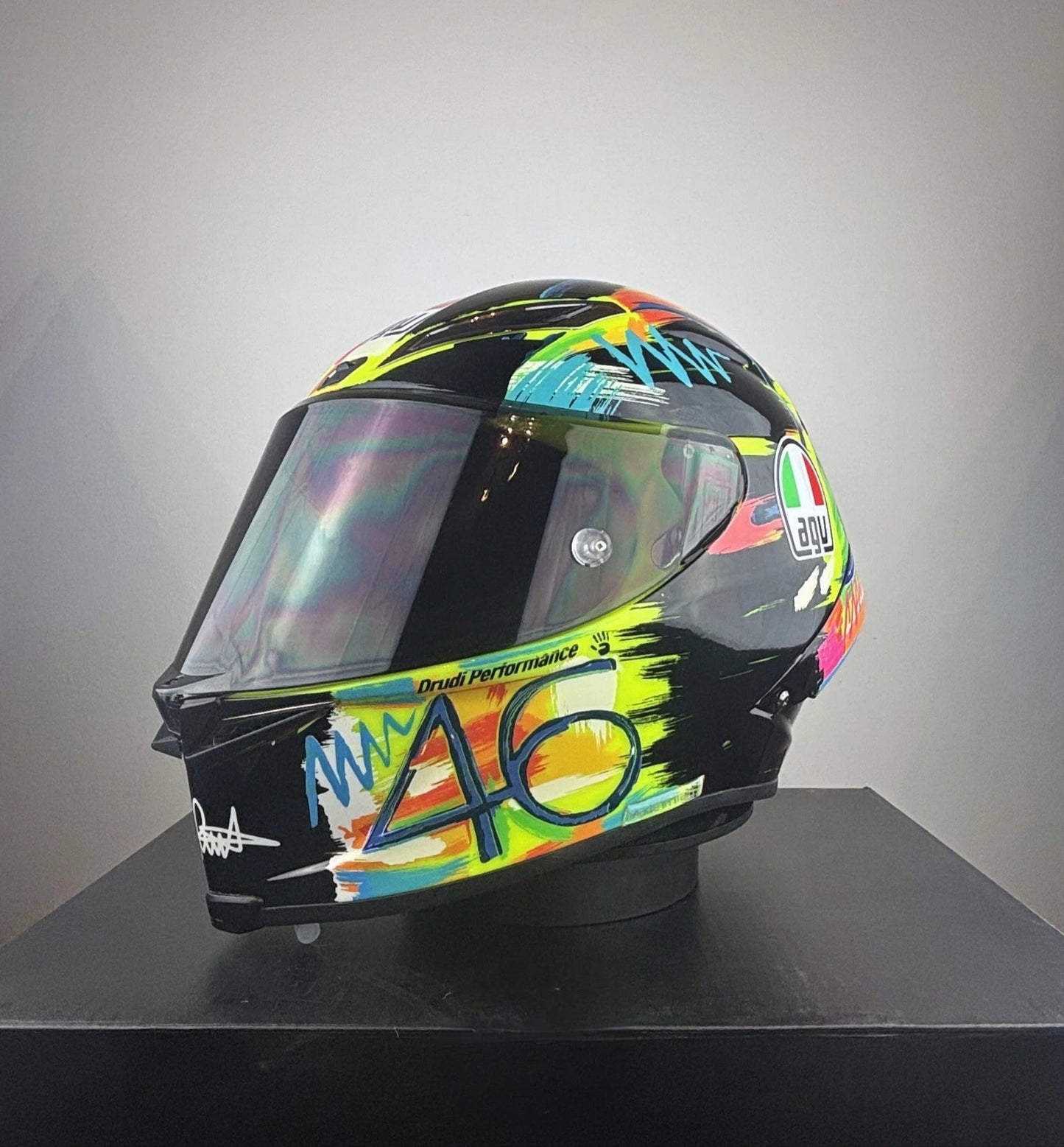 Casco Style AGV Valentino Rossi (VR46) Winter Test 2019