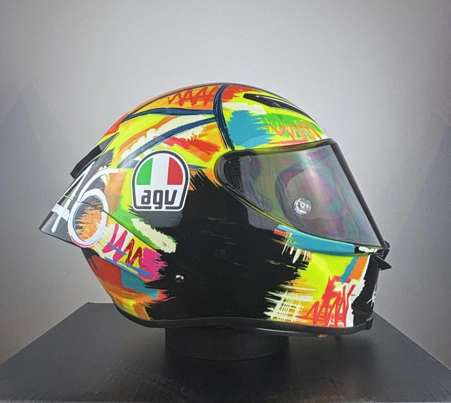 Casco Style AGV Valentino Rossi (VR46) Winter Test 2019