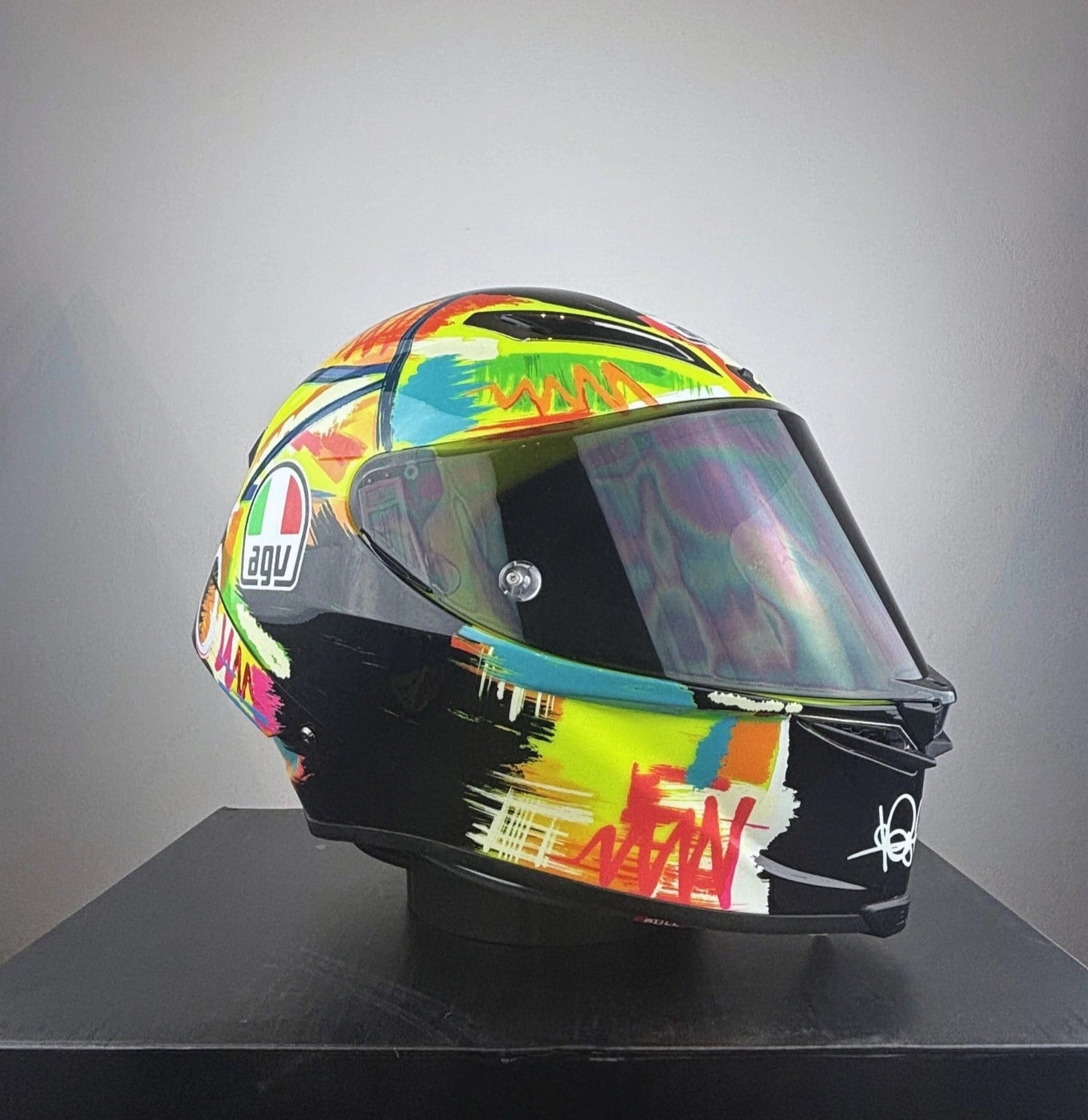 Casco Style AGV Valentino Rossi (VR46) Winter Test 2019