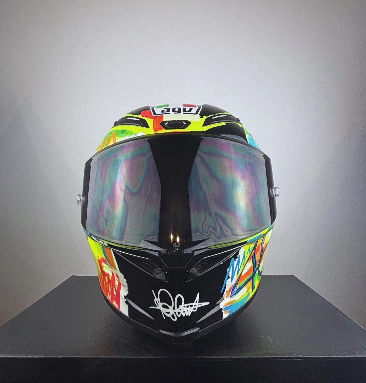 Casco Style AGV Valentino Rossi (VR46) Winter Test 2019