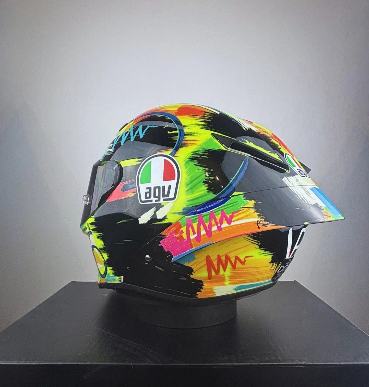 Casco Style AGV Valentino Rossi (VR46) Winter Test 2019