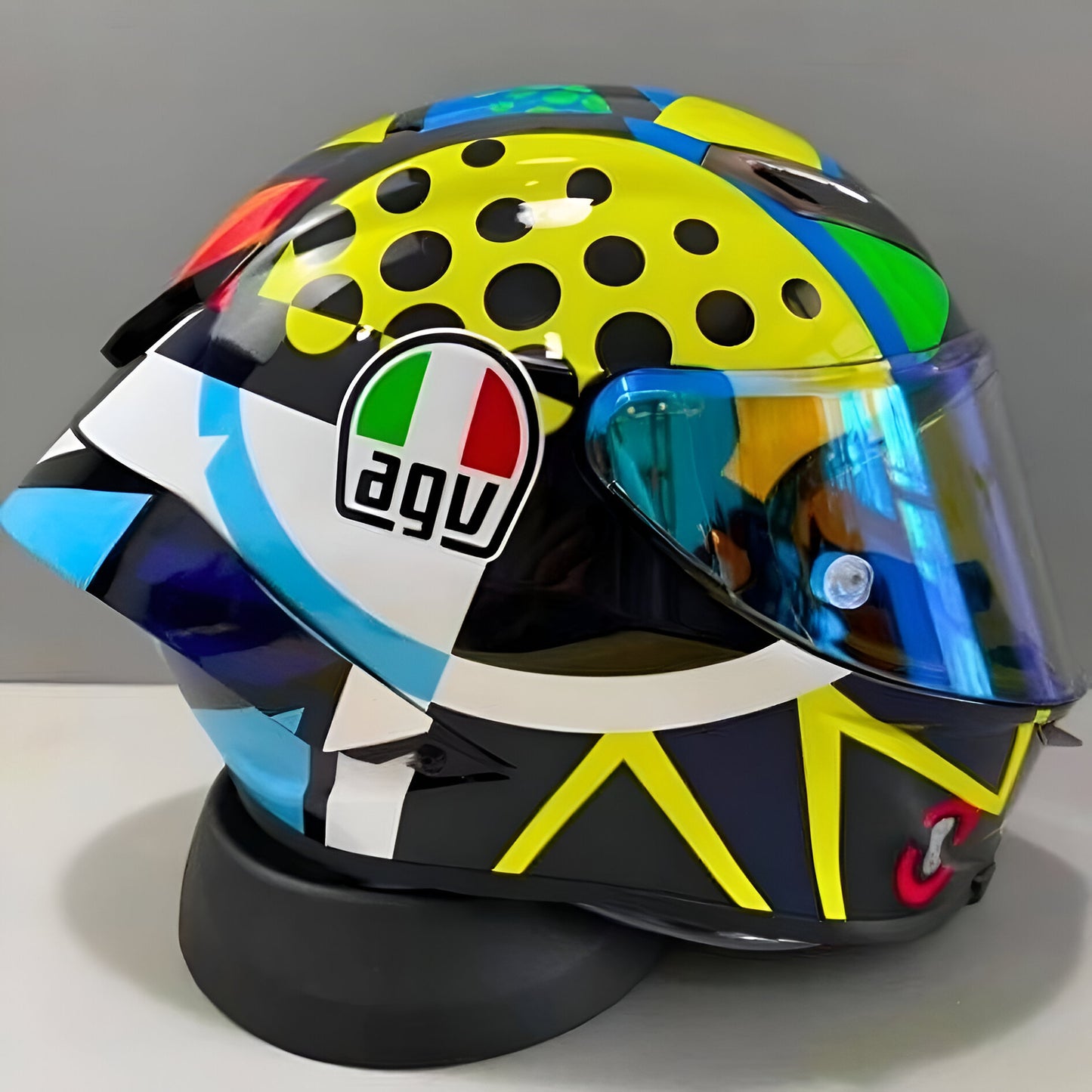 Helm Stil AGV Valentino Rossi (VR46) Wintertest Sepang 2020