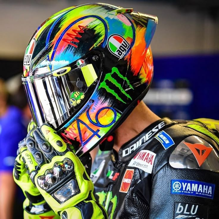 Casco Style AGV Valentino Rossi (VR46) Winter Test 2019