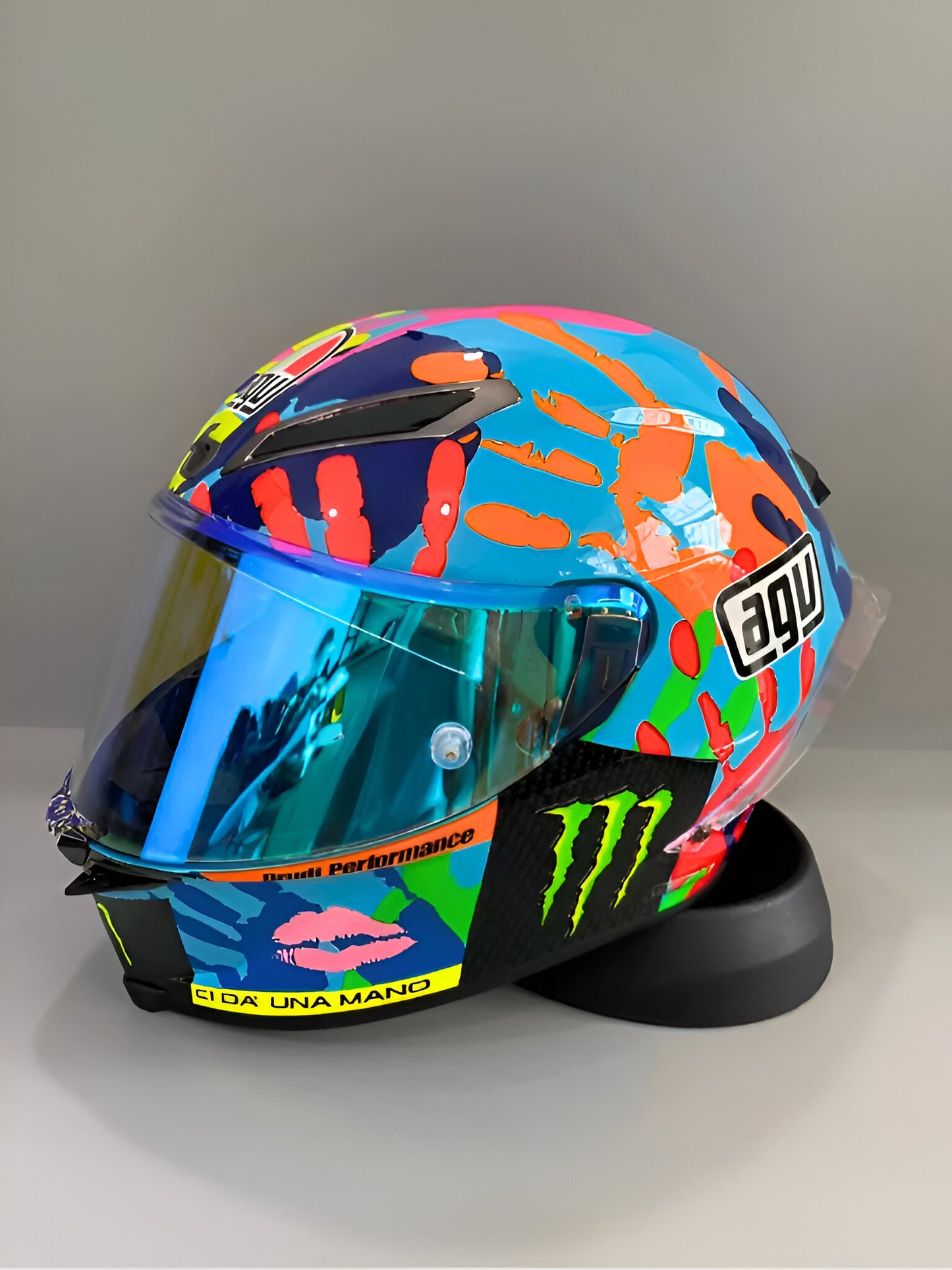 Casco Style AGV Pista GP RR Valentino Rossi Misano 2014