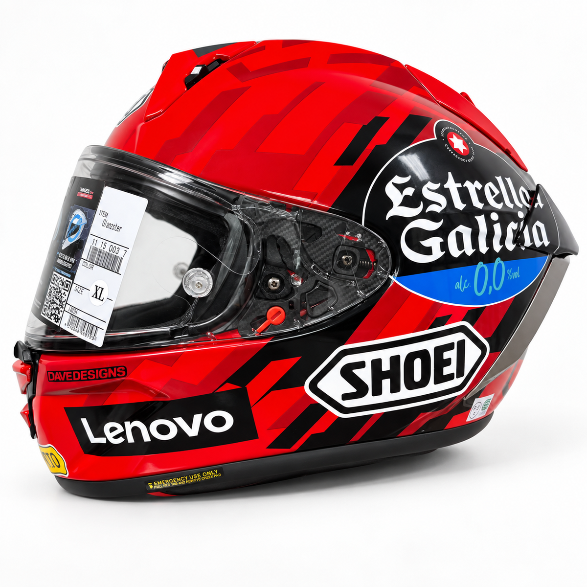 Casco Marc Márquez Style Lenovo 2026 (MM93)