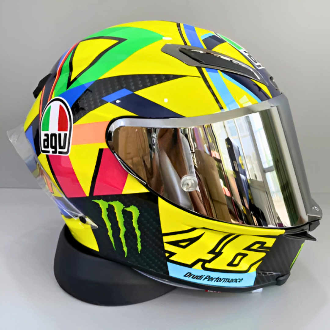 agv helmet harga Helmet Style AGV Pista GP R Valentino Rossi (VR46) Soleluna 2016 – HM Helmets