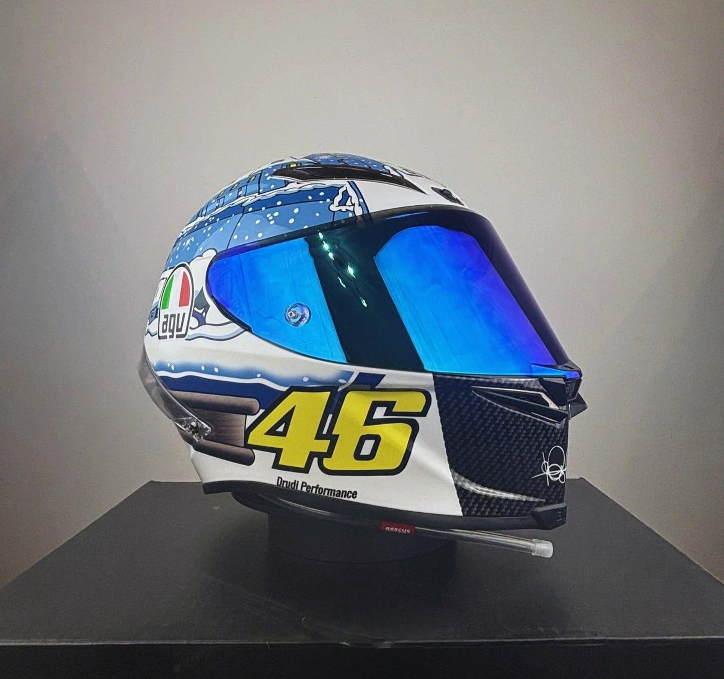 Helmet Style Valentino Rossi Winter Test 2017