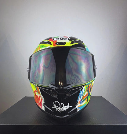 agv pista gp r wintertest 2019 K3 Helmet - Rossi Winter Test protection profile and the protective visor allow K3 to obtain the strict ECE22.06 homologation AGV K3 Helmet - Rossi
