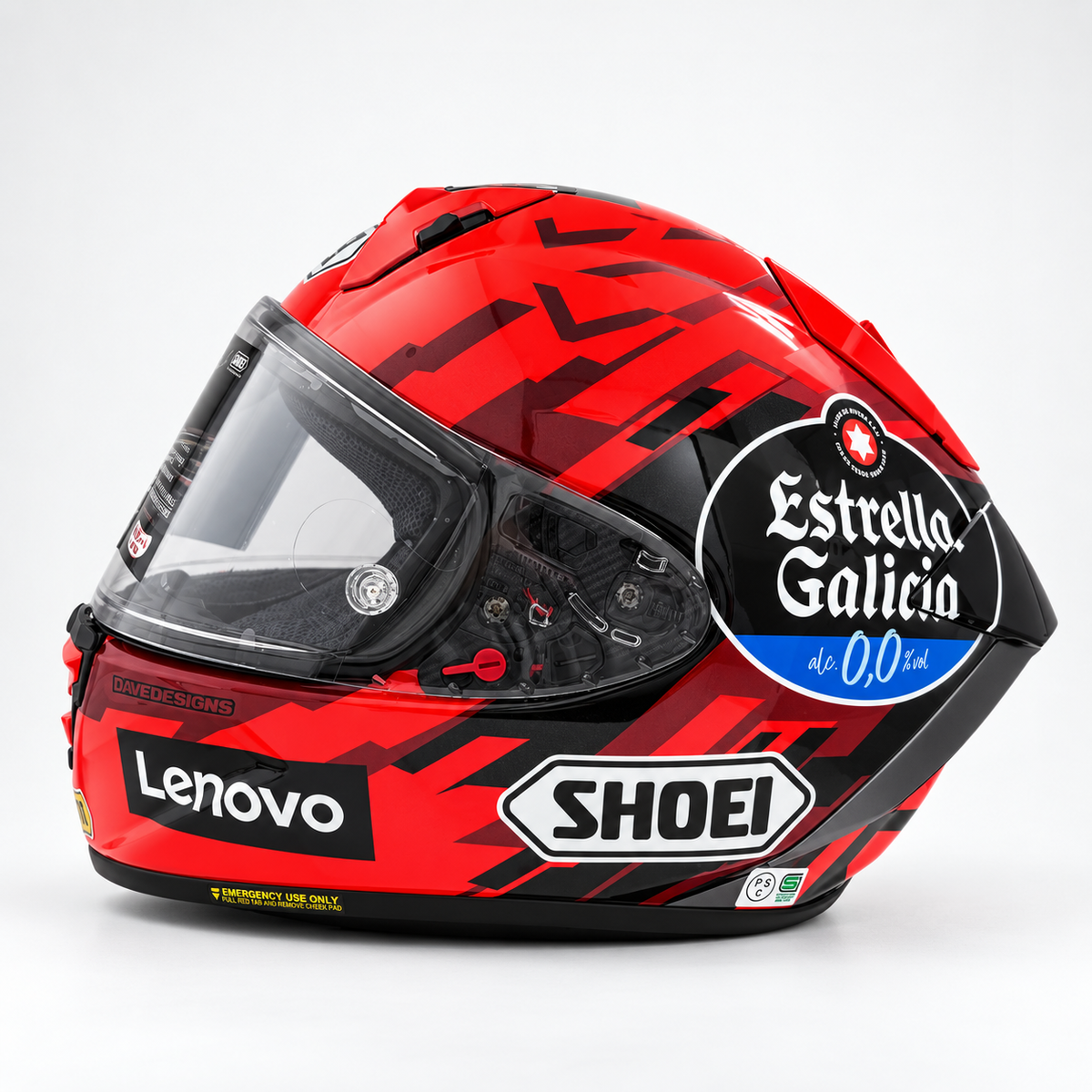 Casco Marc Márquez Style Lenovo 2026 (MM93)