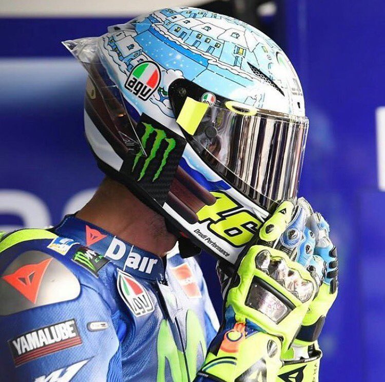 Casco Style Valentino Rossi Winter Test 2017