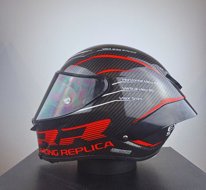 Casco Style AGV Red Racing Replica
