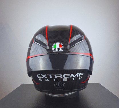 Helmet Style AGV Red Racing Replica – HM Helmets