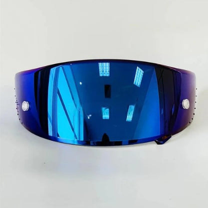 Blue Visier für Shoei Xfourteen