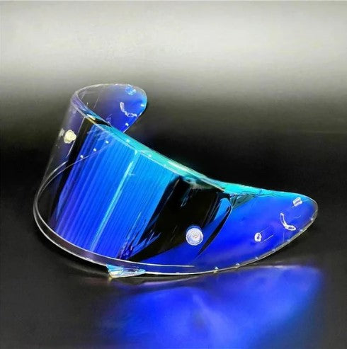 Visera Revo Blue para Shoei Xfourteen